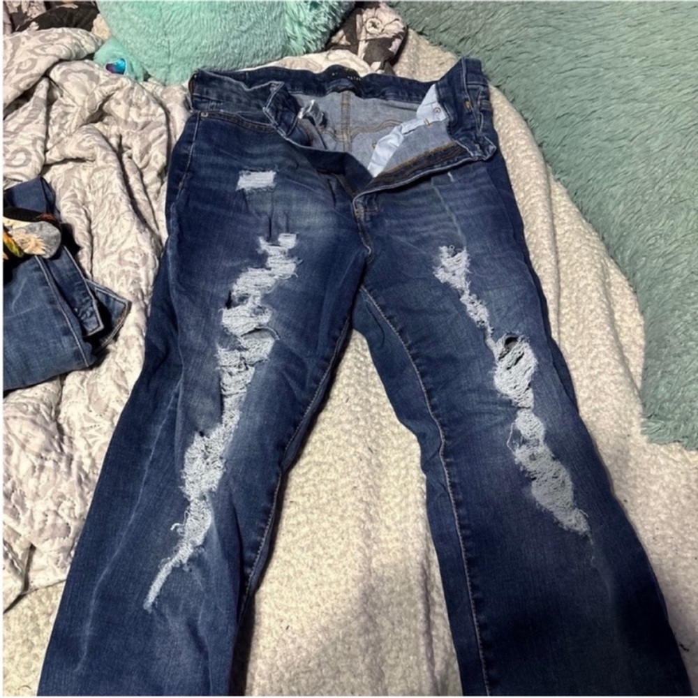 Distressed Blue Jeans Aeropostale Size 14